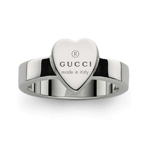 gucci heart ring size 8|gucci heart bracelet with trademark.